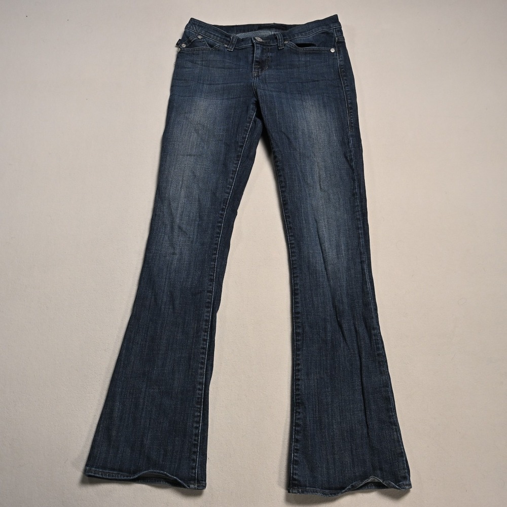 Rock & Republic Jeans Womens 8 Mid Rise Dark Wash Bootcut